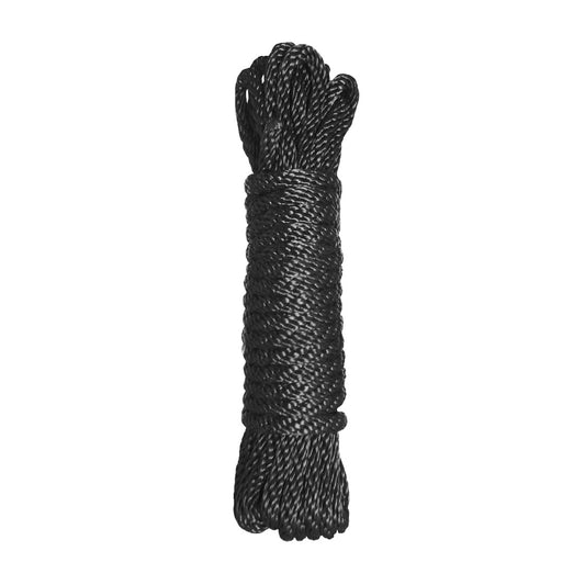 Premium Black Nylon Bondage Rope- 10 Feet Premium Black Nylon Bondage Rope- 10 Feet - UABDSM