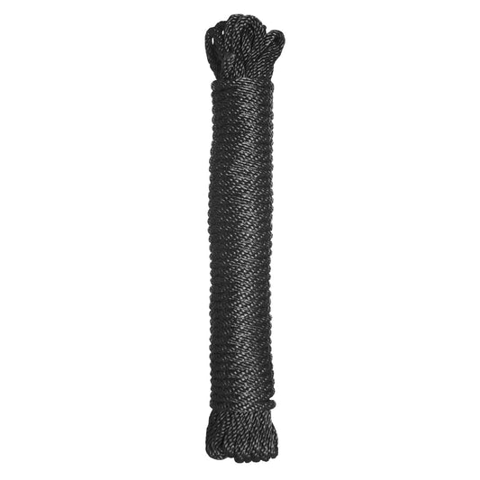 Premium Black Nylon Bondage Rope- 50 Feet Premium Black Nylon Bondage Rope- 50 Feet - UABDSM