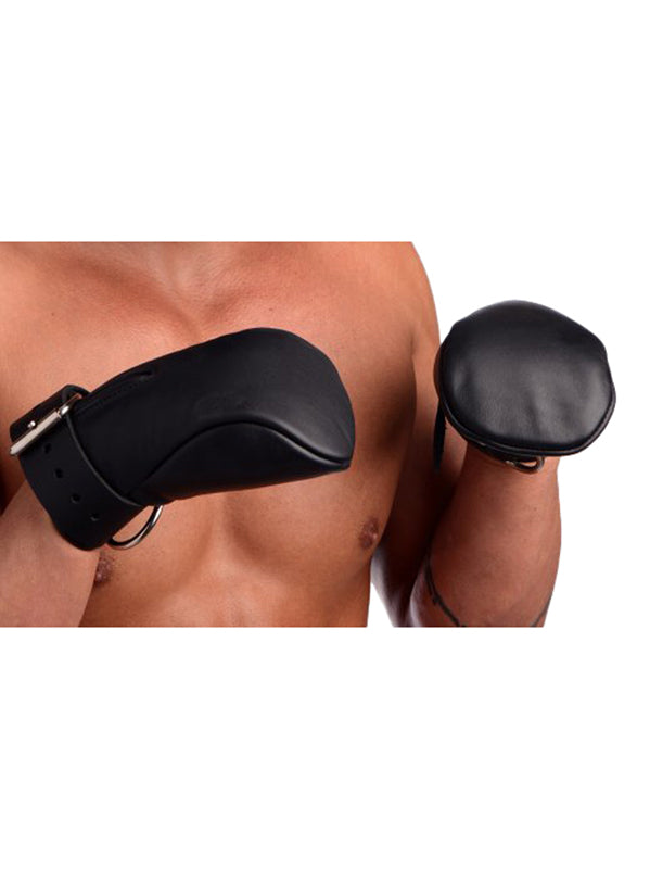 Strict Leather Deluxe Padded Fist Mitts - UABDSM