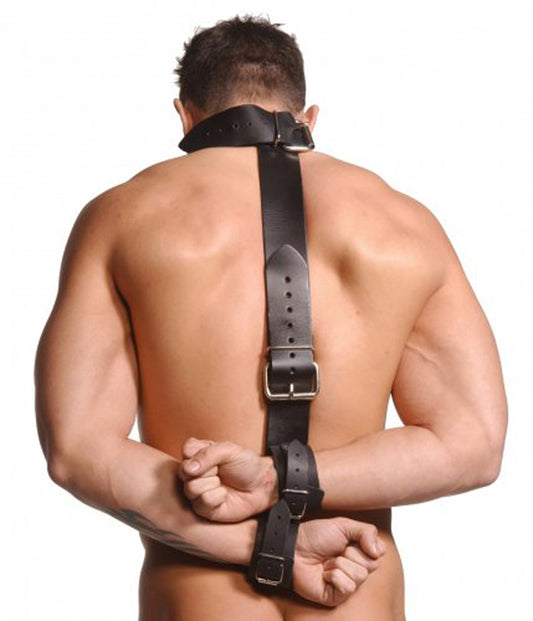 Strict Leather Neck-Wrist Restraint Strict Leather Neck-Wrist Restraint - UABDSM