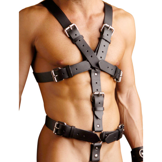 Strict Leather Body Harness- LXL Strict Leather Body Harness- LXL - UABDSM