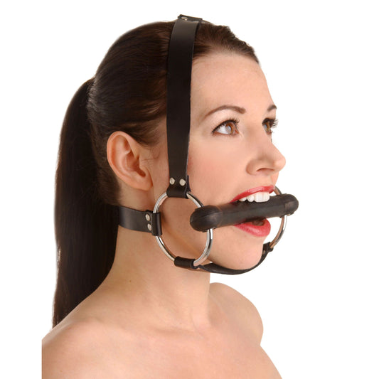 Strict Leather Locking Silicone Trainer Gag Strict Leather Locking Silicone Trainer Gag - UABDSM