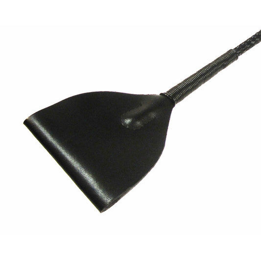 Mare Black Leather Riding Crop - UABDSM