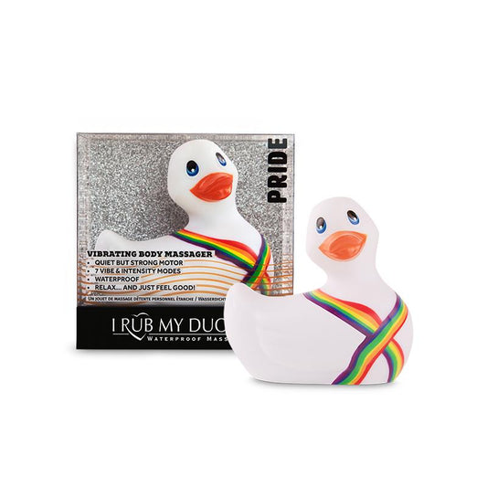 Stimulator I Rub My Duckie 2.0 Pride White Stimulator I Rub My Duckie 2.0 Pride White - UABDSM