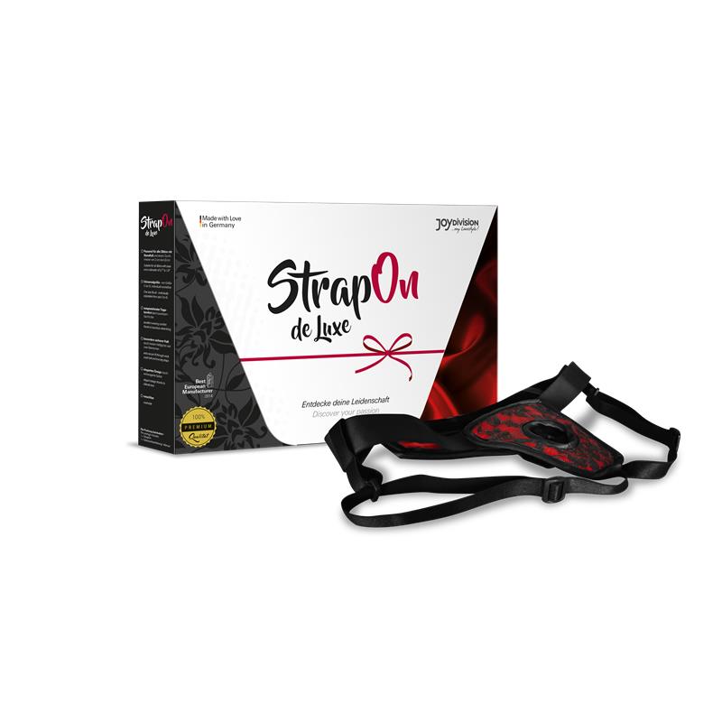 Strap On de Luxe red Without Back S - XL - UABDSM