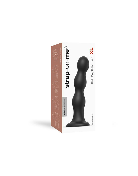 Strap-On-Me - Dildo Plug Balls Size XL - Black - UABDSM