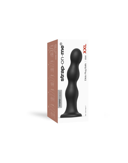 Strap-On-Me - Dildo Plug Balls Size XXL - Black - UABDSM