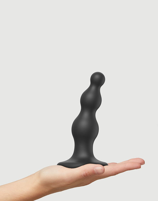 Strap-On-Me - Dildo Plug Beads Size S - Black Strap-On-Me - Dildo Plug Beads Size S - Black - UABDSM