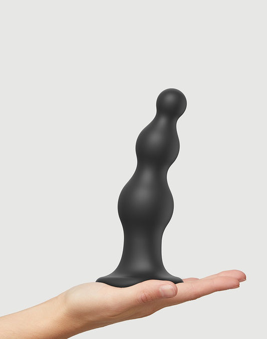 Strap-On-Me - Dildo Plug Beads Size XL - Black Strap-On-Me - Dildo Plug Beads Size XL - Black - UABDSM