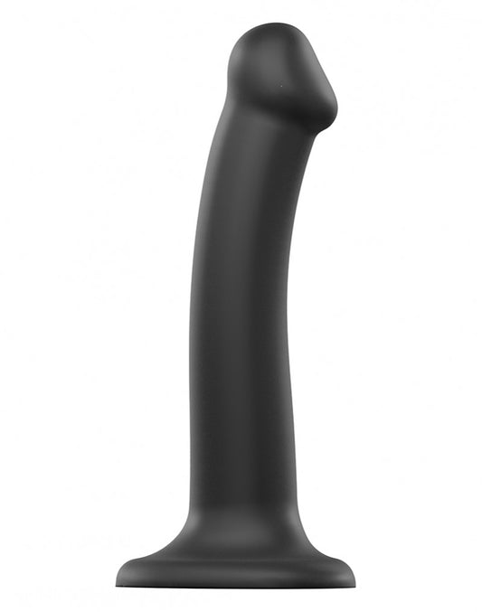 Strap-On-Me Dual Density Dildo Black M Strap-On-Me Dual Density Dildo Black M - UABDSM