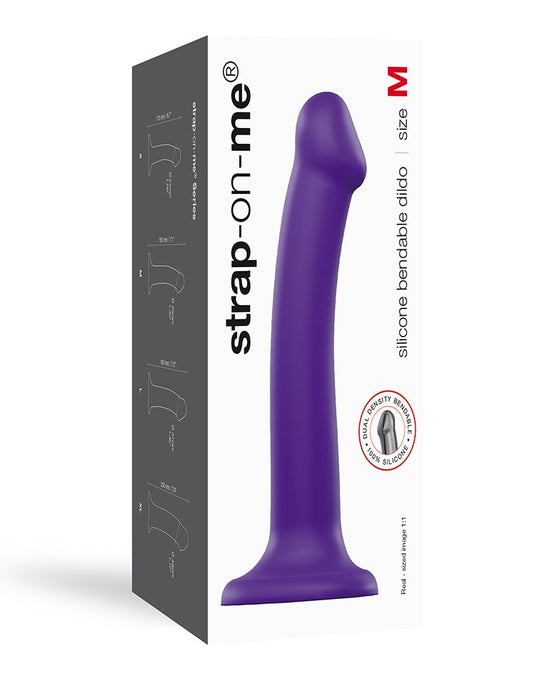 Strap-On-Me Dual Density Dildo Purple M - UABDSM