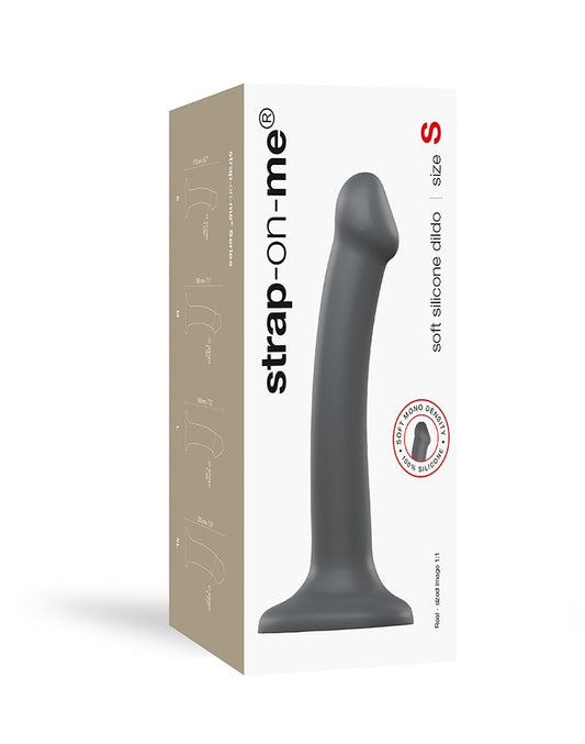 Strap-on-Me Mono Density Dildo Grey S - UABDSM