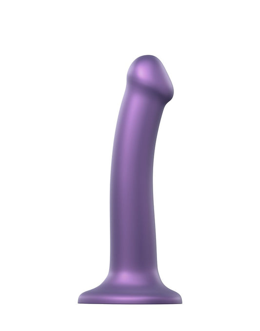 Strap-on-Me Mono Density Dildo Purple Metallic M Strap-on-Me Mono Density Dildo Purple Metallic M - UABDSM