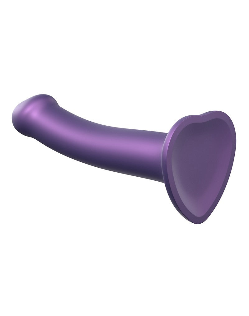 Strap-on-Me Mono Density Dildo Purple Metallic M - UABDSM