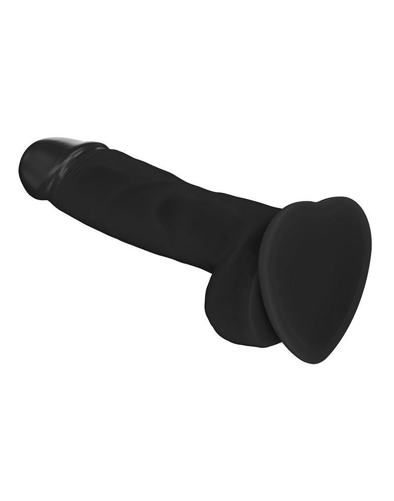 Strap-On-Me Soft Realistic Dildo Black Size L - UABDSM