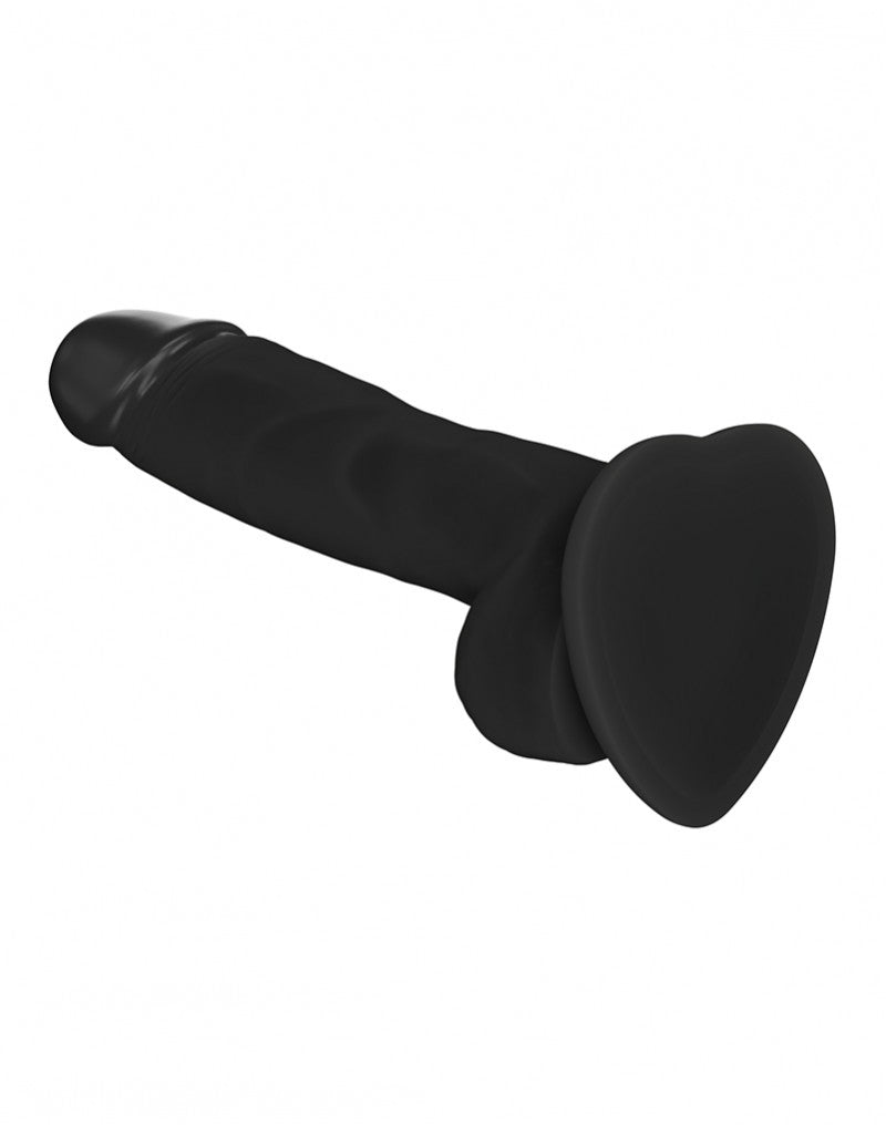 Strap-On-Me Soft Realistic Dildo Black Size S - UABDSM