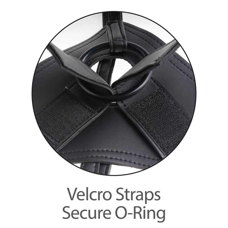 Strap-On Two Cocks One Hole 7 cm Flesh - UABDSM