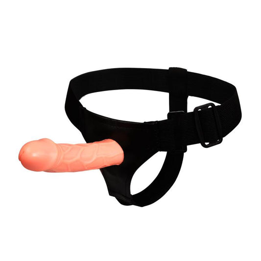 Strap-On with Hollow Dildo 16 cm Strap-On with Hollow Dildo 16 cm - UABDSM