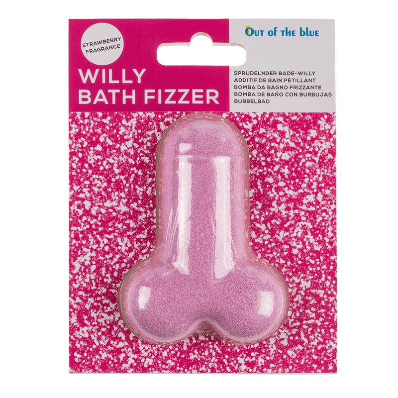 Strawberry Bath Fizzer Penis Shape - UABDSM
