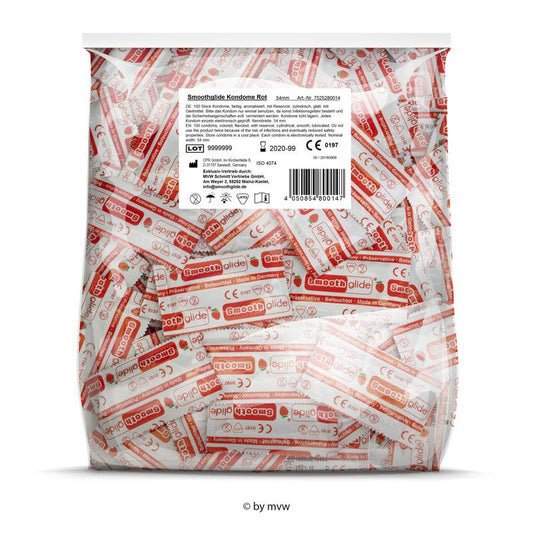 Strawberry Preservatives Size 54 Pack of 100 Strawberry Preservatives Size 54 Pack of 100 - UABDSM