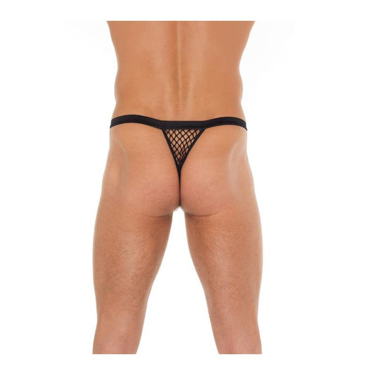 String Fishnet Black One Size - UABDSM