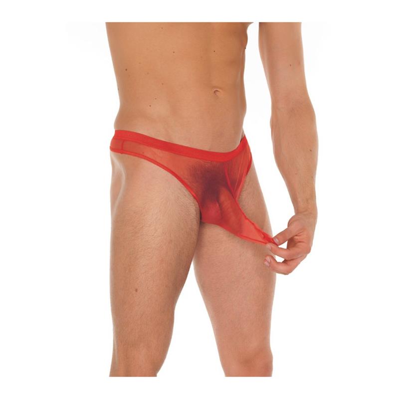 String Fishnet Red One Size - UABDSM