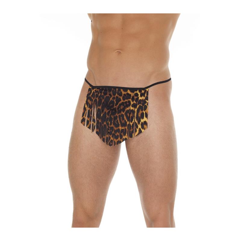 String Loincloth Leopard One Size - UABDSM