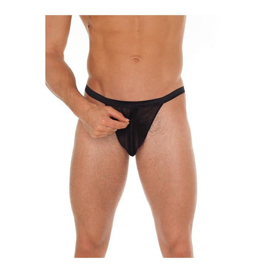 String with Zipper Black One Size String with Zipper Black One Size - UABDSM