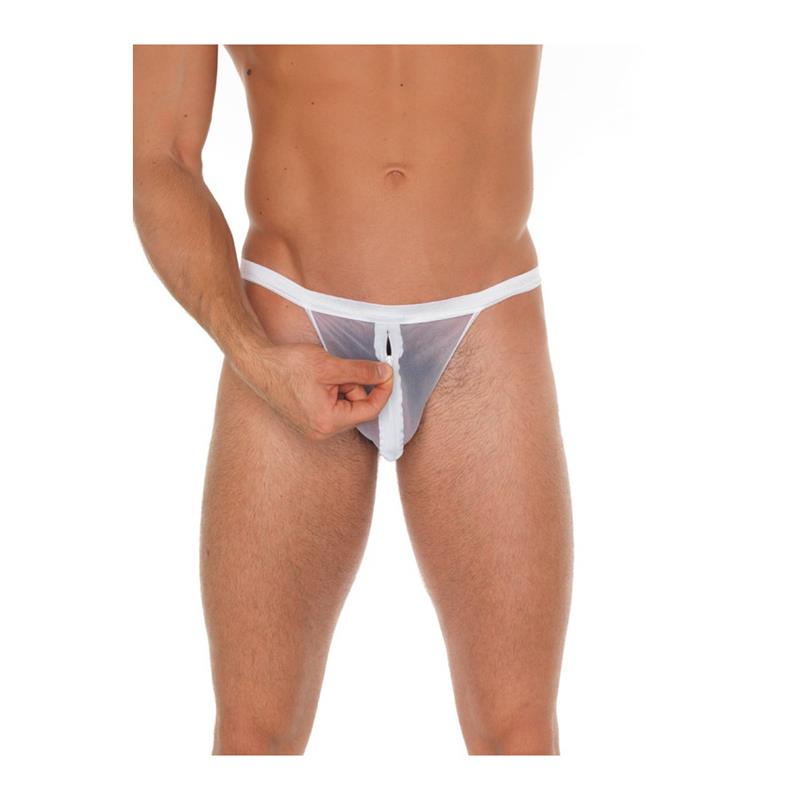 String with Zipper White One Size - UABDSM