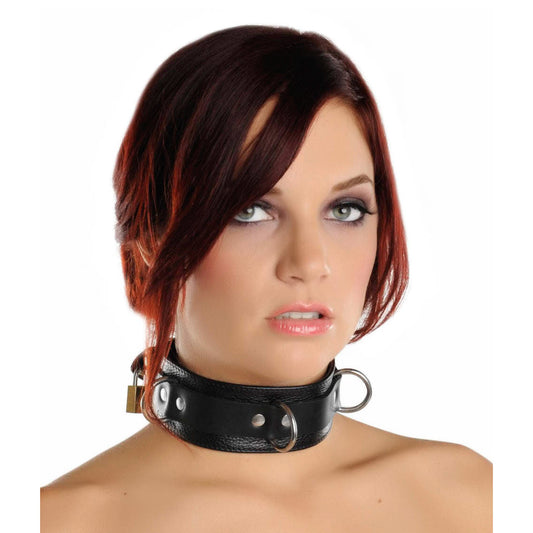 Strict Leather Deluxe Locking Collar Strict Leather Deluxe Locking Collar - UABDSM