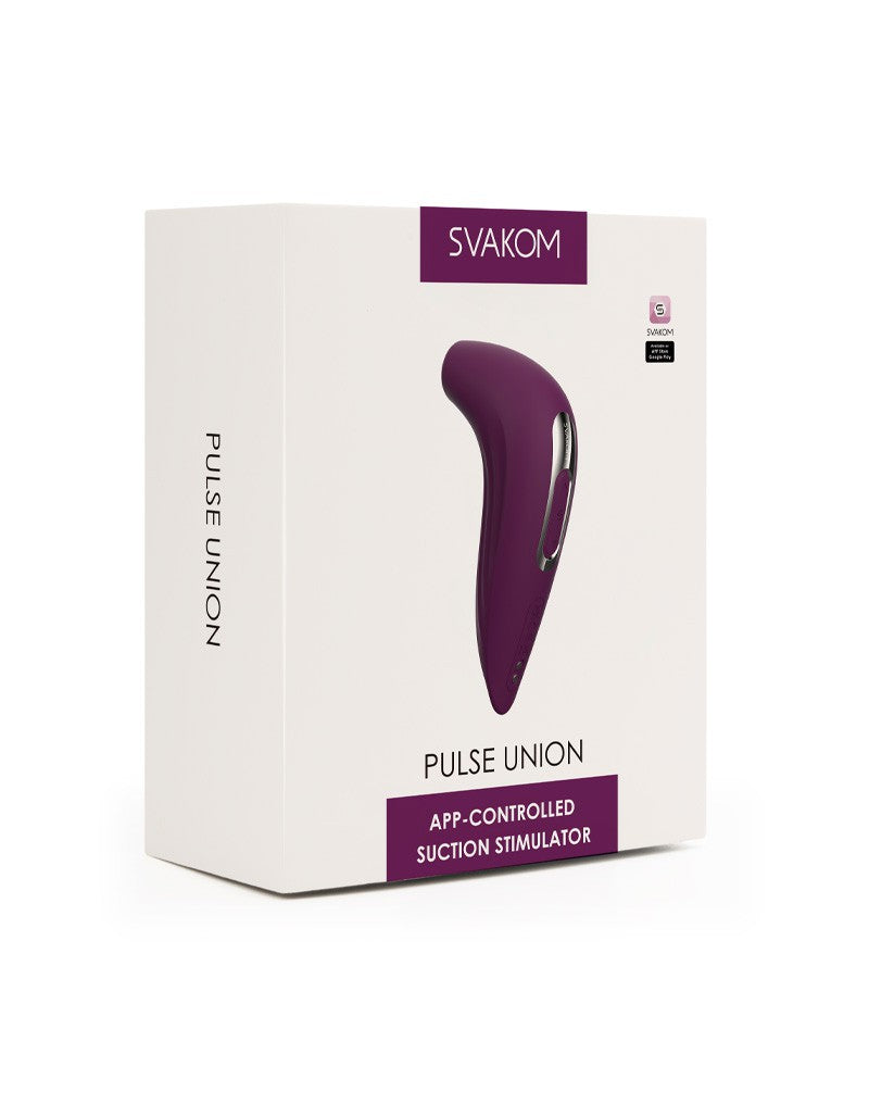 SVAKOM - Pulse Union - Air Pressure Vibrator (with App Control) - Purple - UABDSM