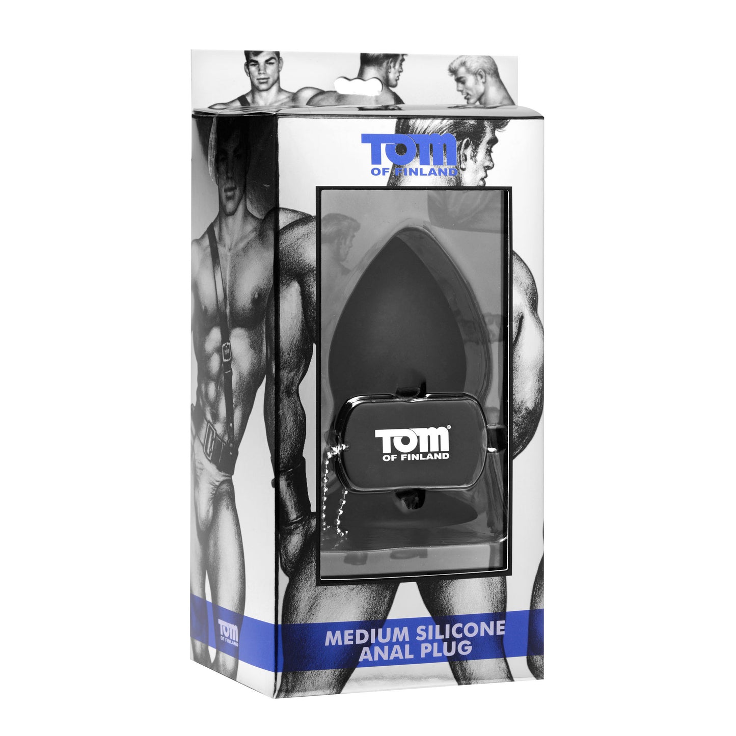 Tom of Finland Medium Silicone Anal Plug - UABDSM