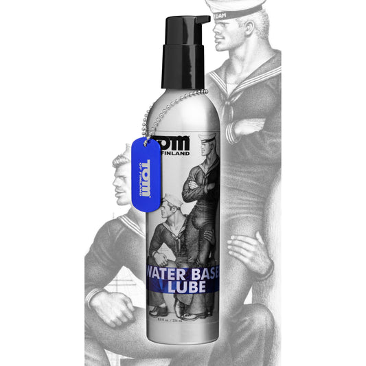 Tom of Finland Water Based Lube- 8 oz Tom of Finland Water Based Lube- 8 oz - UABDSM
