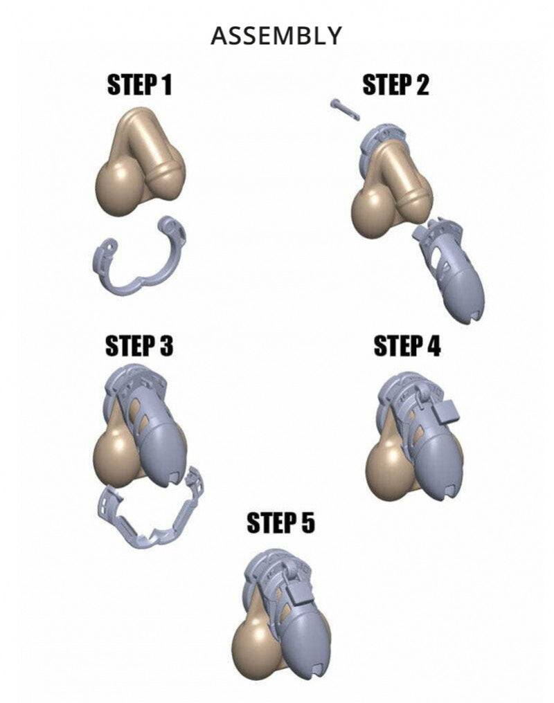 The Vice - Chastity Cage Standard - Black - UABDSM