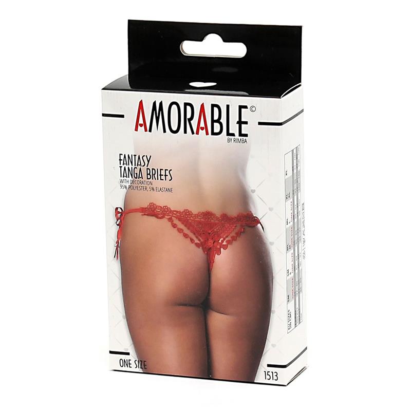Thong Fantasy Red One Size - UABDSM