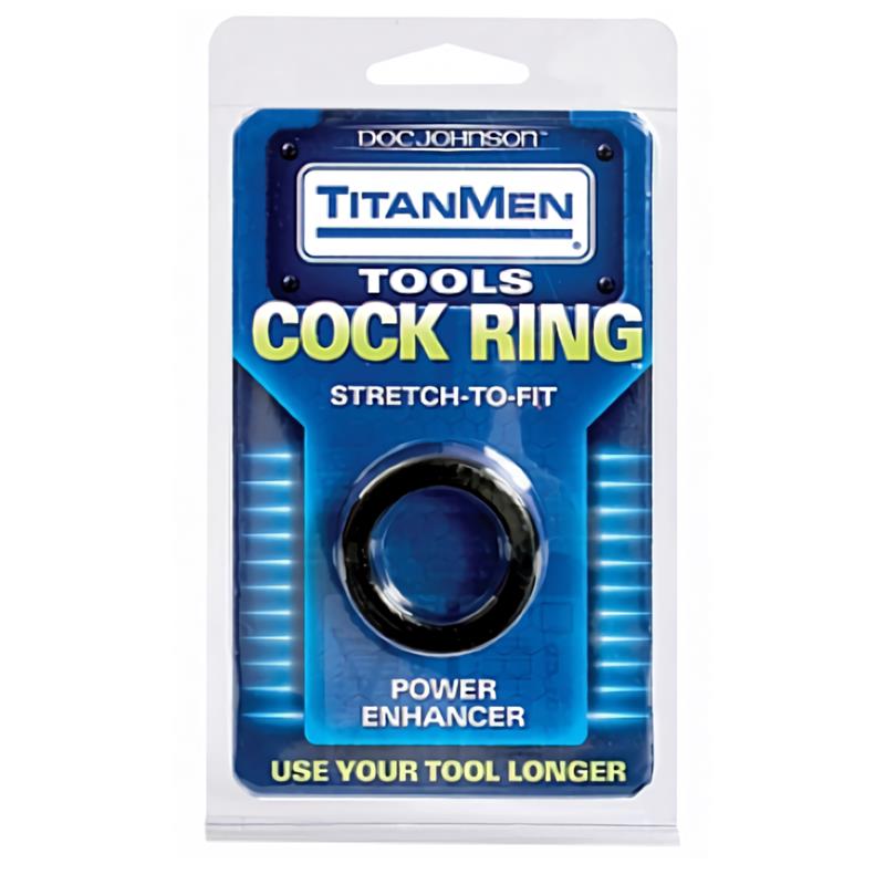 TitanMen Cock Ring Black - UABDSM