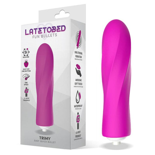 Trimy Easy Quick Vibrating Bullet Silicone Pink - UABDSM