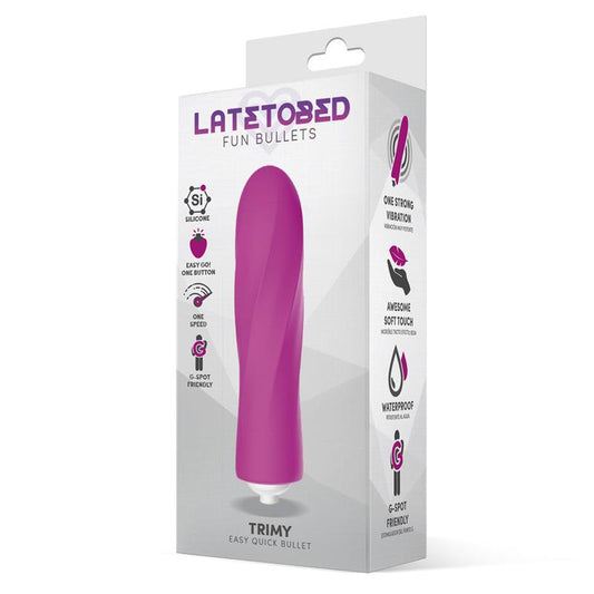 Trimy Easy Quick Vibrating Bullet Silicone Pink - UABDSM