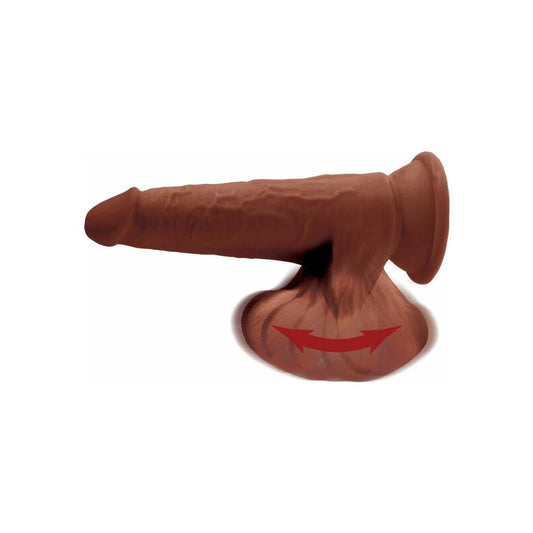 Triple Density Dildo Swinging Balls 82 Caramel Triple Density Dildo Swinging Balls 82 Caramel - UABDSM