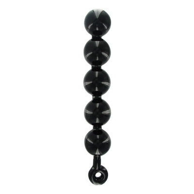 Black Baller Anal Beads - UABDSM