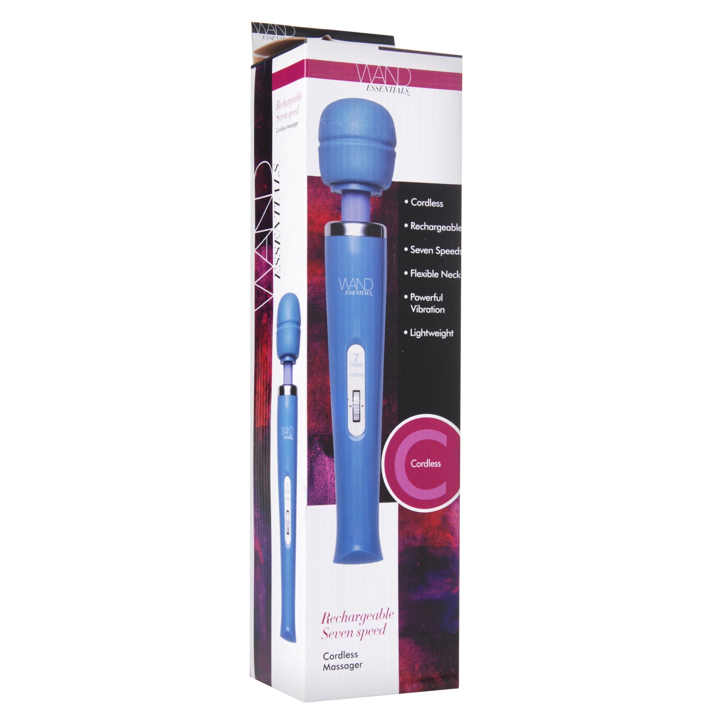 Wand Essentials Rechargeable 7-Speed Wand Massager - UABDSM