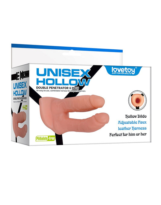 Unisex Hollow Strap On Double Penetrator 6 Unisex Hollow Strap On Double Penetrator 6 - UABDSM