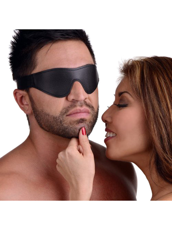 Strict Leather Velcro Blindfold - UABDSM