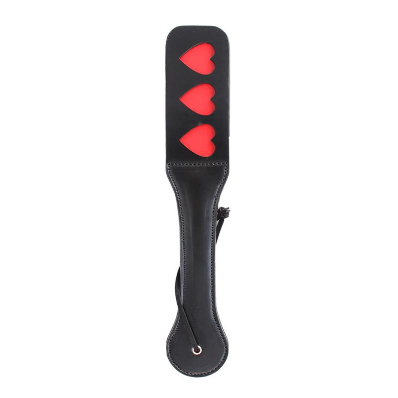 Vegan Leather Paddle with Hearts 32 cm - UABDSM