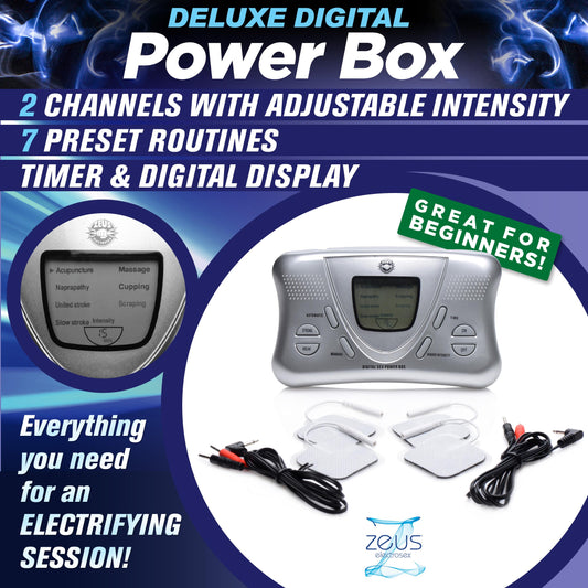 Zeus Electrosex Deluxe Digital Power Box - UABDSM