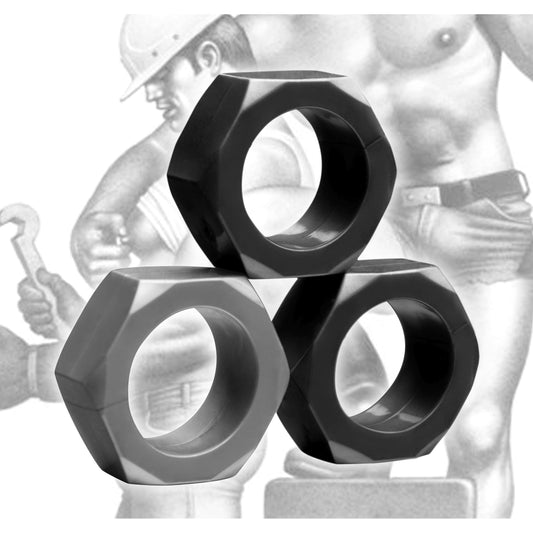 Tom of Finland 3 Piece Cock Nuts Tom of Finland 3 Piece Cock Nuts - UABDSM