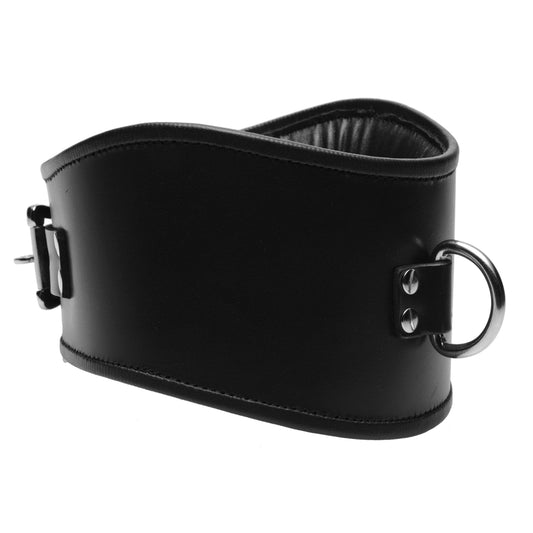 Padded Leather Locking Posture Collar Padded Leather Locking Posture Collar - UABDSM