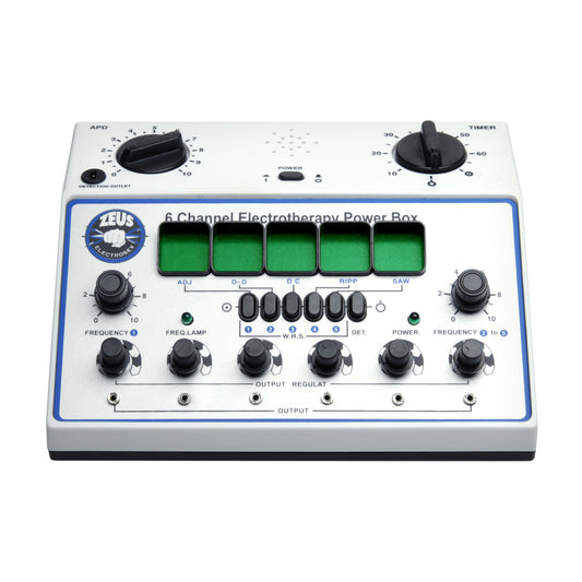 Zeus 6 Channel Deluxe Electrosex Power Box - UABDSM