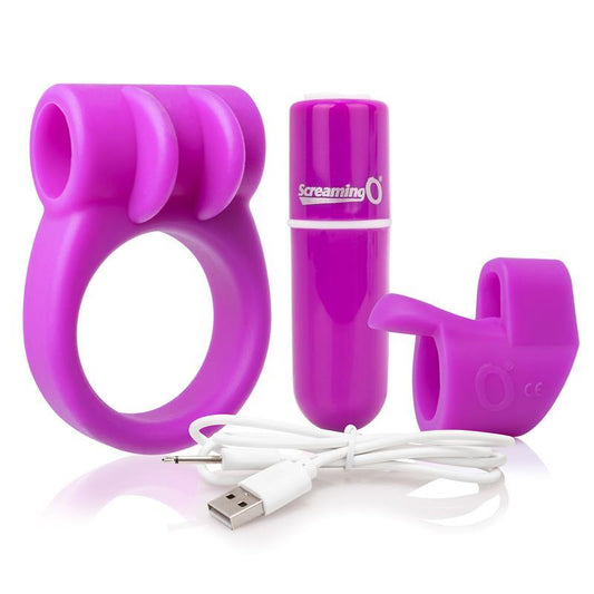 Vibrating Bullet Kit Charged Purple Vibrating Bullet Kit Charged Purple - UABDSM