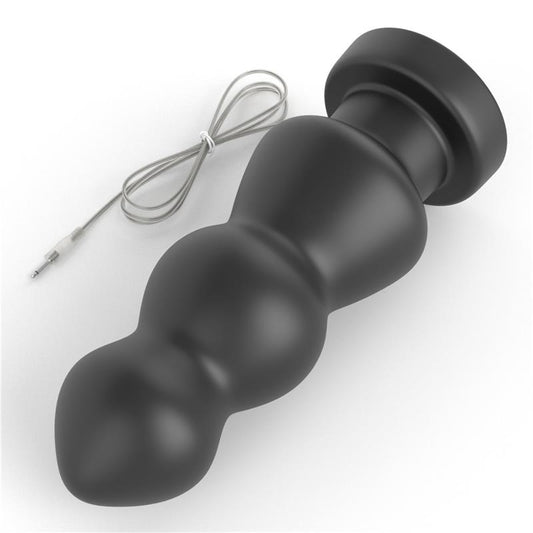 Vibrating Butt Plug King Sized 7.8 Black - UABDSM
